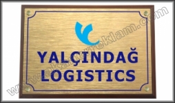 Ahşap Kaideli Metal Tabelalar-Ahşap Kaideli Metal Tabela-40