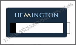 Metal Pencereli Yaka İsimlikleri