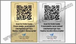 Kare Kodlu Metal Etiketler