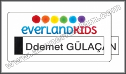 Metal Pencereli Yaka İsimlikleri