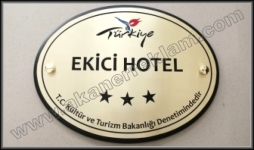 TURİZM BAKANLIĞI OTEL TABELASI-Otel Tabelası