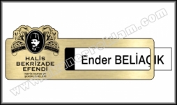 Plastik Pencereli Yaka İsimlikleri