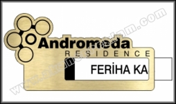 Plastik Pencereli Yaka İsimlikleri