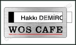 Metal Pencereli Yaka İsimlikleri