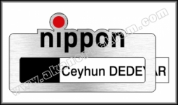 Plastik Pencereli Yaka İsimlikleri