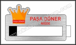 Plastik Pencereli Yaka İsimlikleri