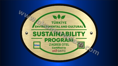3. Aşama Sürdürülebilir Turizm Tabelası Gold Bakanlık Onaylı