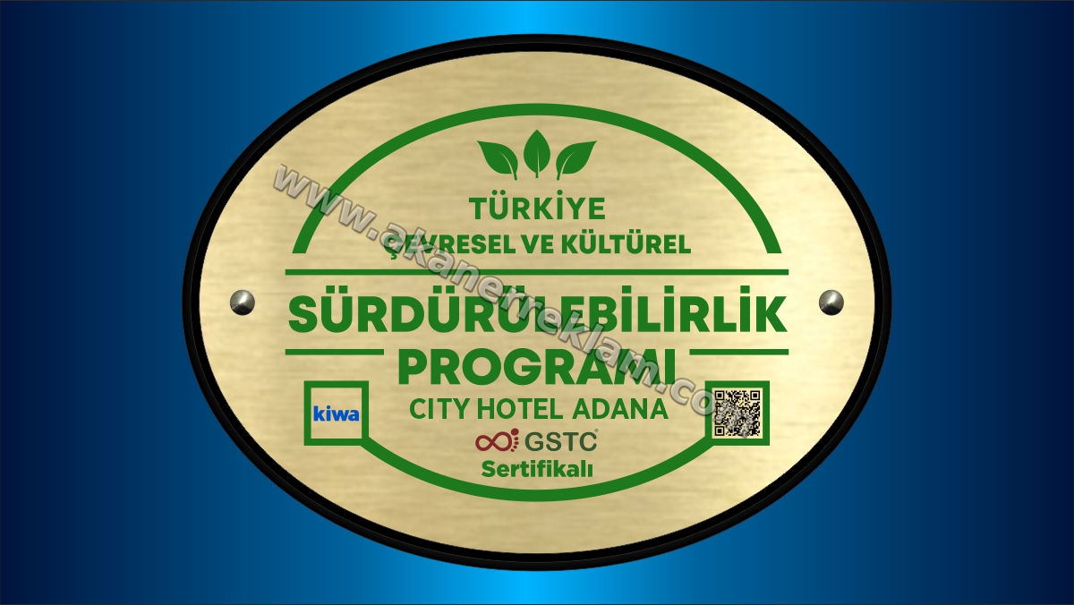 Sürdürülebilir Turizm Tabelası - 60