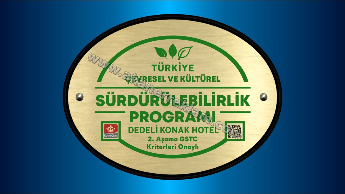 Sürdürülebilir Turizm Tabelası - 40