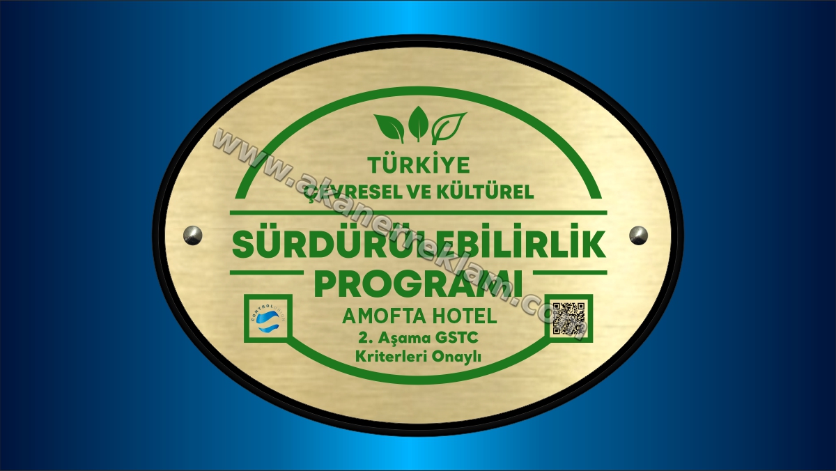 Sürdürülebilir Turizm Tabelası - 80