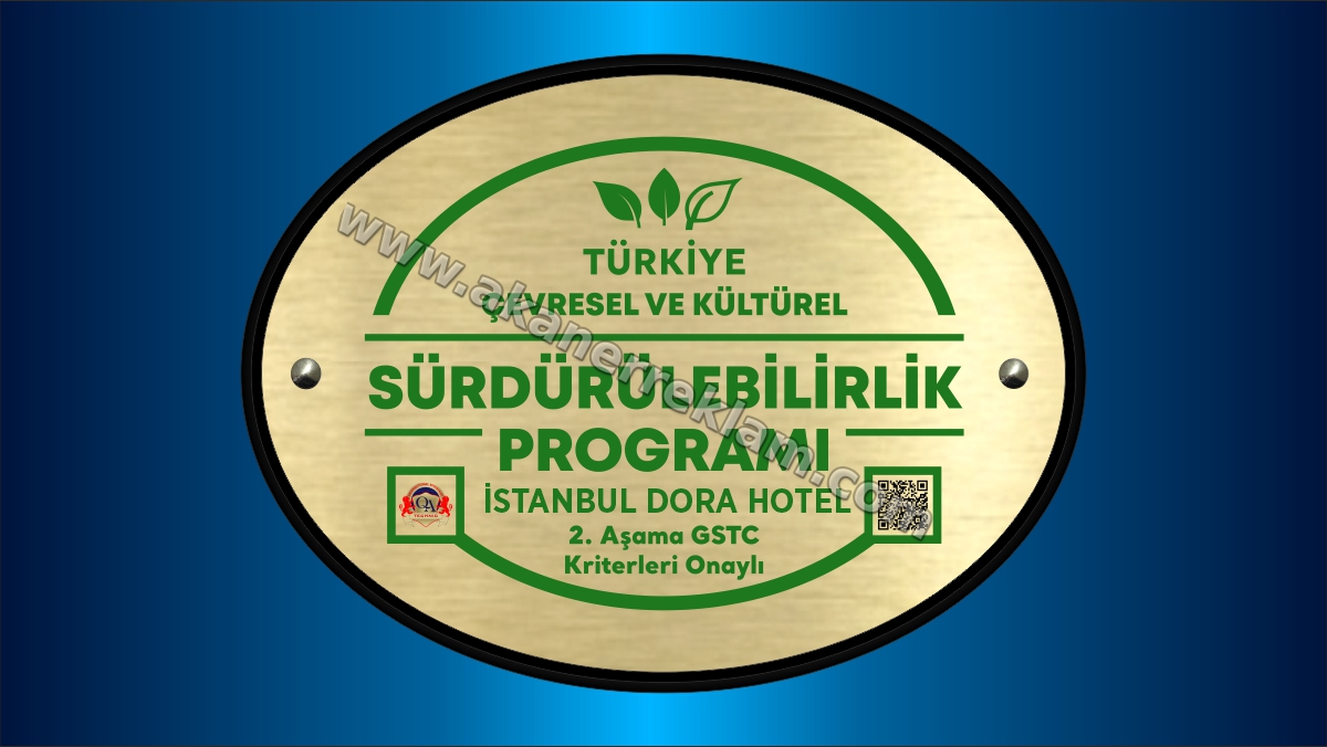Sürdürülebilir Turizm Tabelası - 100