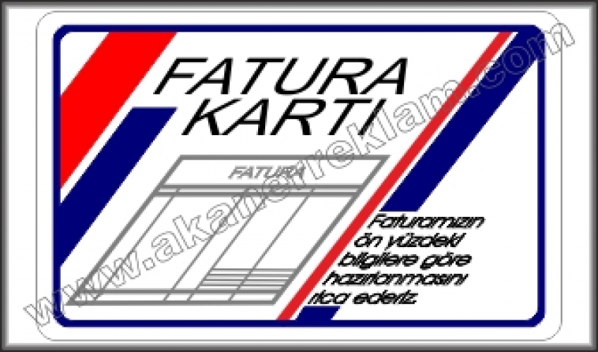 Fatura Kartı - 30