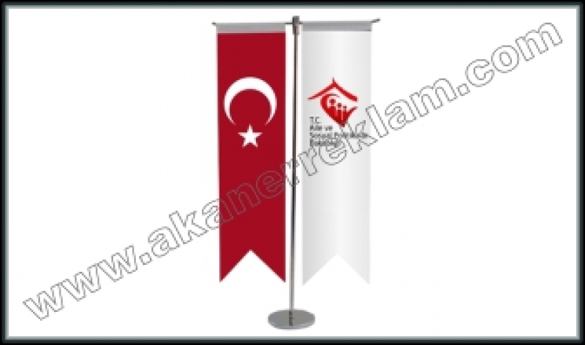 İkili Masa Bayrağı - 30