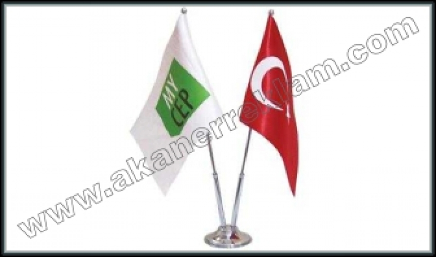 İkili Masa Bayrağı - 40
