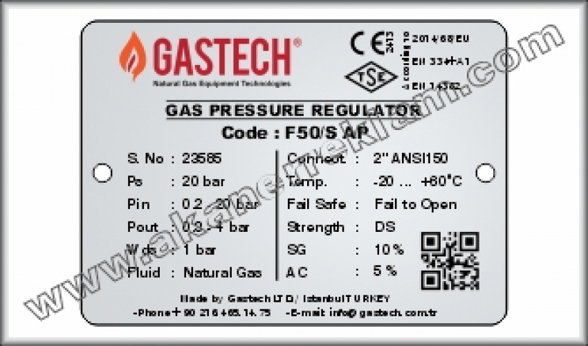 QR / Kare Kodlu Metal Etiket - 40