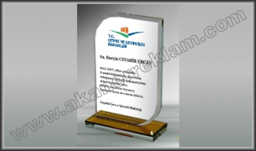 Kristal Plaket - 260