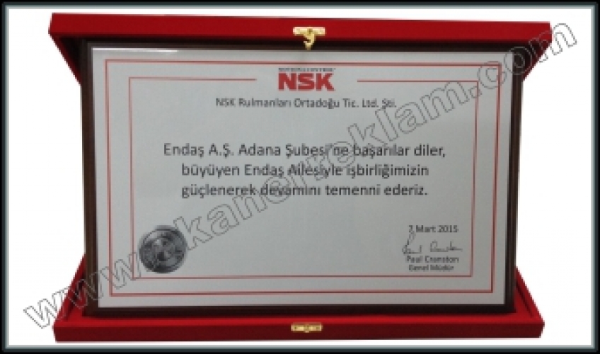 Özel Tasarım Plaket - 20