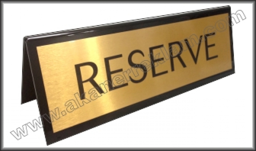 Reserve Masası