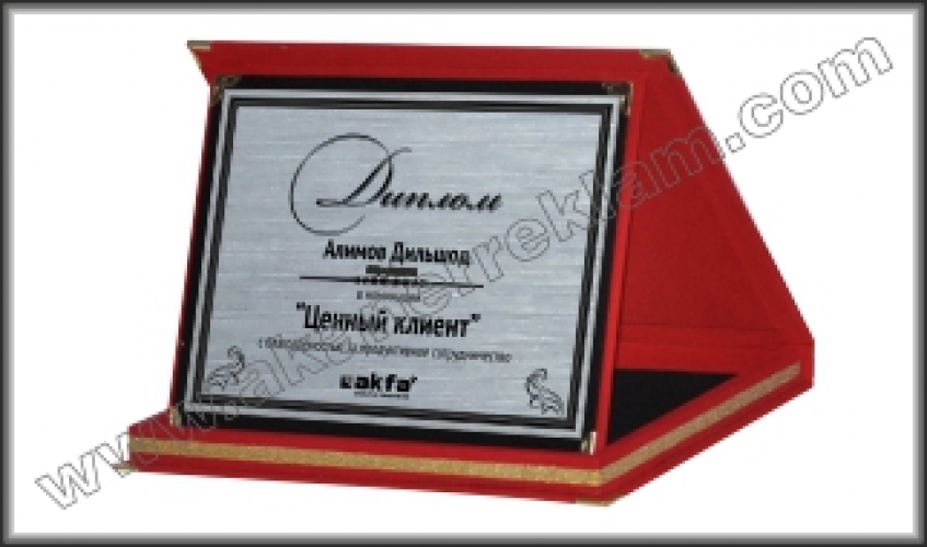 Şapkalı Albüm Plaket - 30