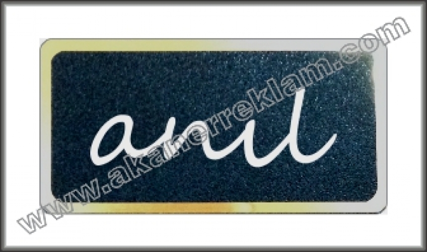 Tebeşirle Yazılabilen Yaka İsimliği - 10