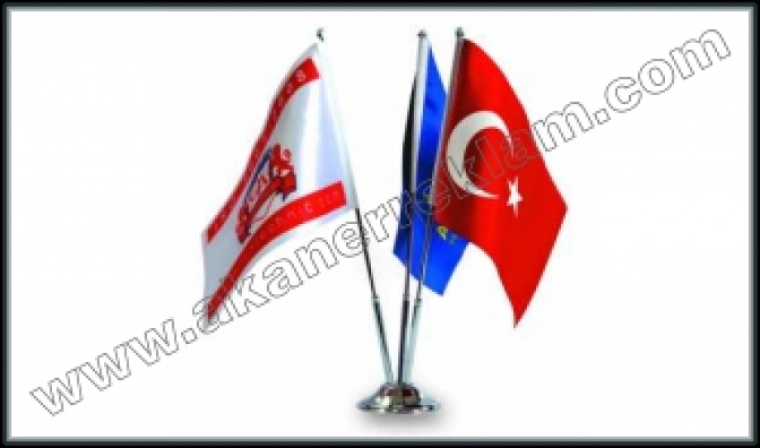 Üçlü Masa Bayrağı - 30