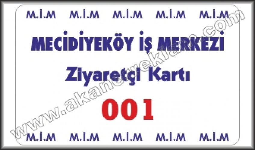 Ziyaretçi Kartı - 30