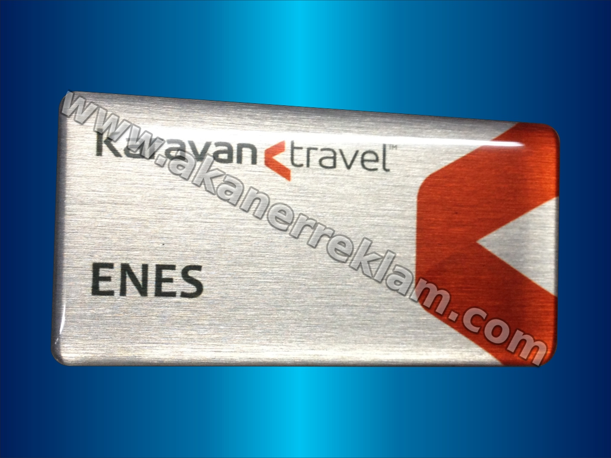 Fırçalı Gümüş Zeminli Mercekli Damla Yaka İsimliği